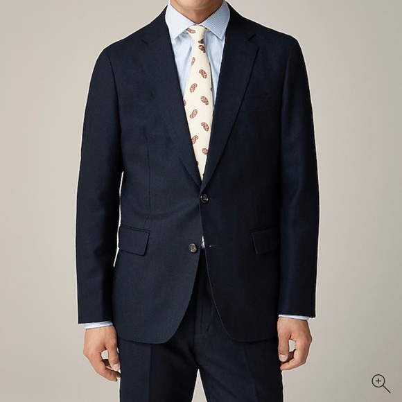 🟣 BOGO! Men's Slim Cut Ludlow Suit in Four Season Wool - Picture 2 of 13